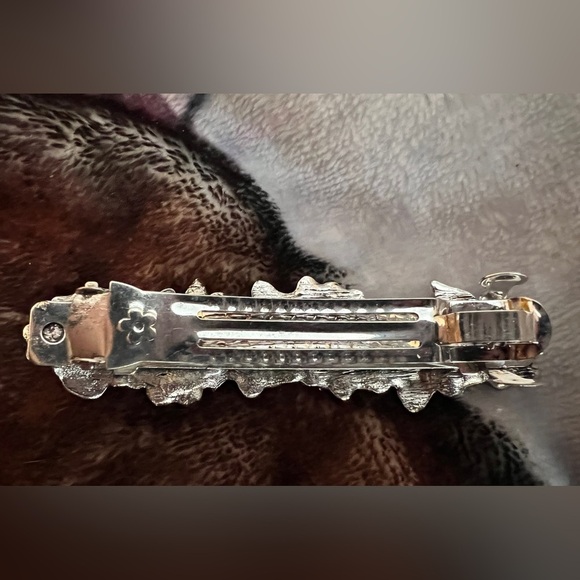 ❤️ Butterfly Garden Barette 3” Romantic Bohemian Design - Picture 5 of 7